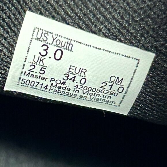 Vans Old Skool Off the Wall low top sneakers YOUTH BIG KID SIZE 3 - Picture 8 of 8